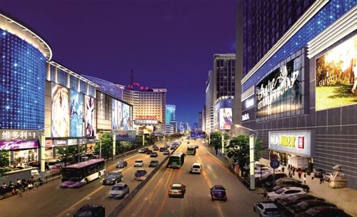 紡正街、紡西街街景亮化項目
